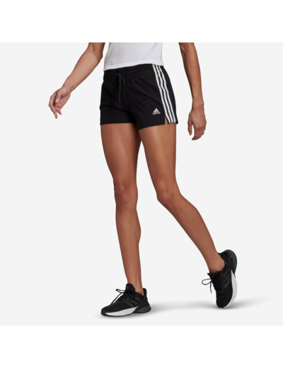 SHORT DE FITNESS SOFT TRAINING ADIDAS FEMME noir
