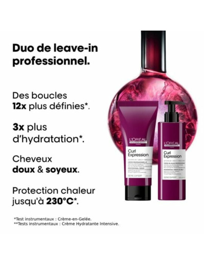 Duo coiffant pour cheveux frisés à crépus Curl Expression
