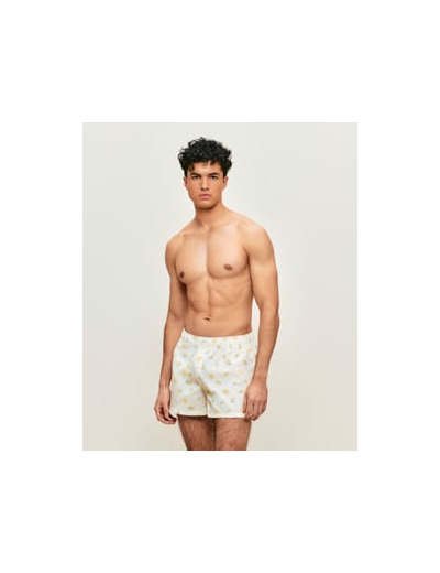 Caleçon en coton motifs citrons