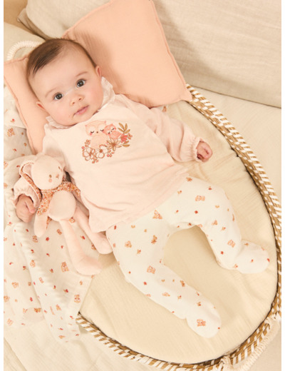Ensemble naissance en velours