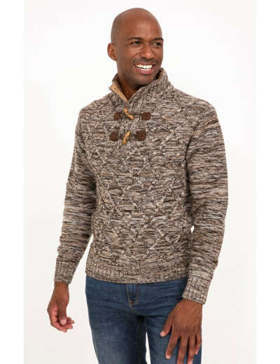 Pull Col Montant Torsadé