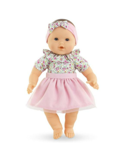 ADORABLE GRAND POUPON COROLLE JARDIN EN FLEURS 36 CM