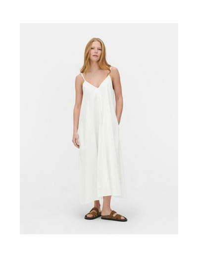 Robe longue à col en V The Edit