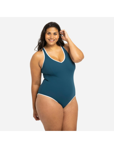 Maillot de bain 1 pièce femme virginia bleu foncé