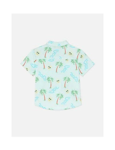 Chemise à manches courtes et à boutons