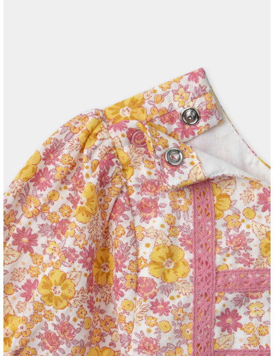 Blouse à fleurs
