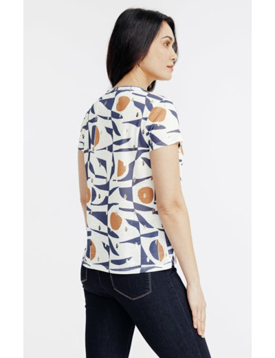 Tee-shirt manches courtes col v