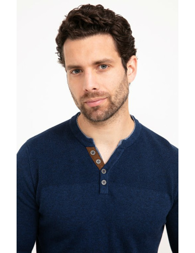 Pull Uni Col Tunisien