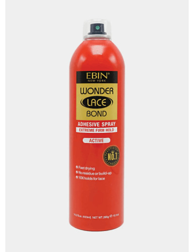 Wonder lace bond wig adhesive spray – extreme firm hold (14.2oz/ 400ml)