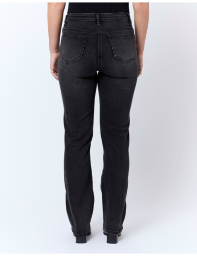 Jean long droit NOIR Femme