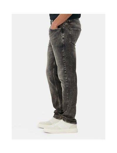 Jean coupe slim à taille mi-haute
