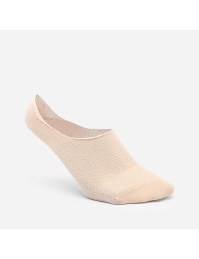 Chaussettes invisibles, rose et beige, lot de 3