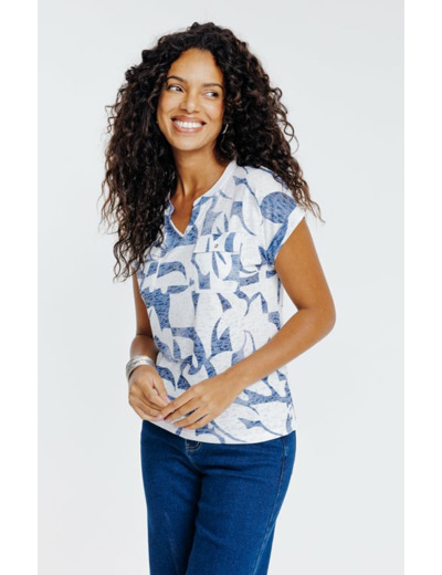 Tee-shirt imprimé manches courtes