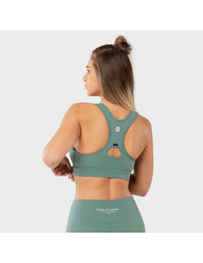 Brassière sport Fitness Femme Ultra Fit Vert Cendré
