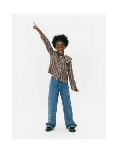 7–15 ans | Chemisier à carreaux vichy et zigzag