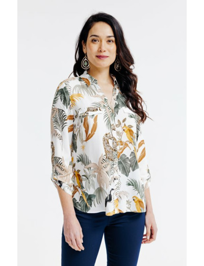 Chemise imprimé jungle