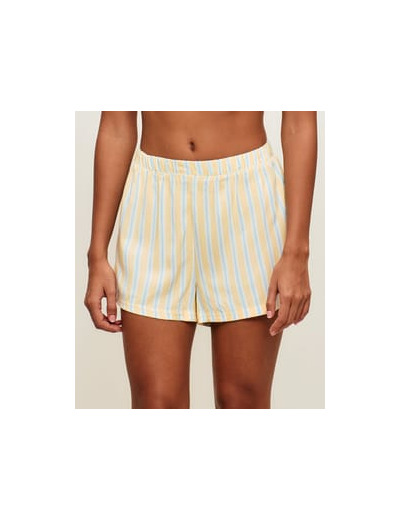 Ensemble chemise et short à rayures