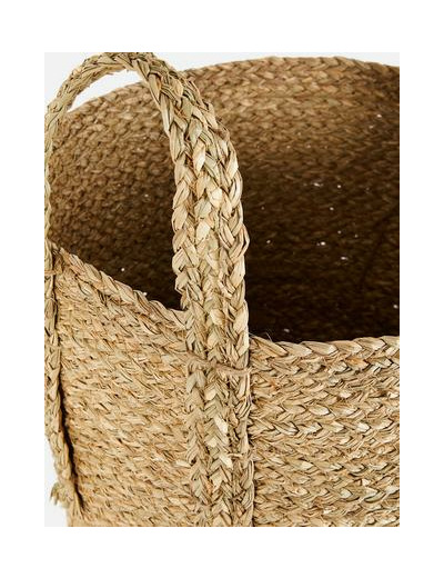 Grand panier de rangement tissé