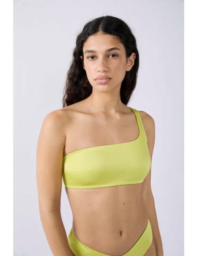 Brassière asymétrique haut de maillot de bain,Brassière asymétrique haut de maillot de bain;${refinementColor}