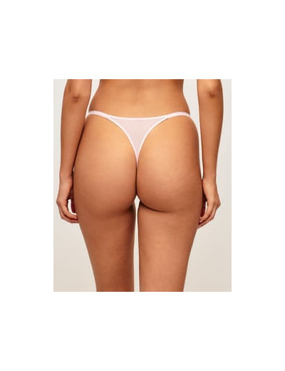 String en mesh avec coccinelles et cœurs brodés