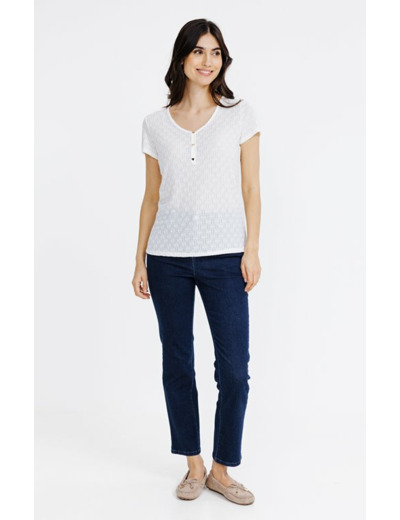 Tee-shirt uni manches courtes