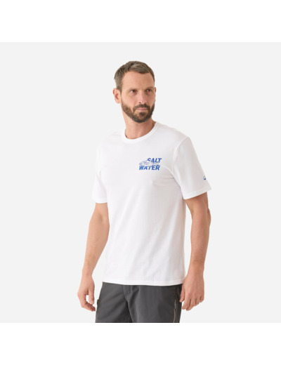 T-shirt pêche manches courtes coton Thon