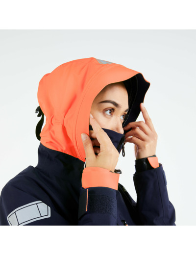 Veste de quart sailing 500 femme bleu marine