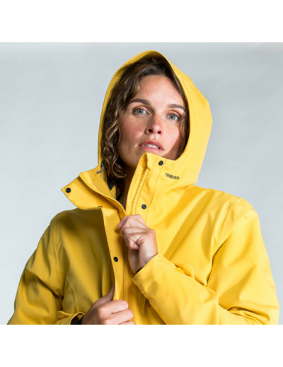 Ciré femme imperméable sailing 500 jaune