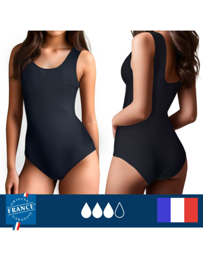 Maillot de bain menstruel 1 pièce Classique Ado - Flux Plus