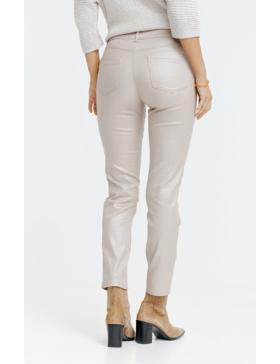 Pantacourt enduit effet serpent