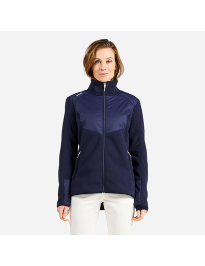 Polaire chaude de voile Femme - Sailing 500 Bleu navy