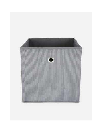 Cube de rangement nervuré