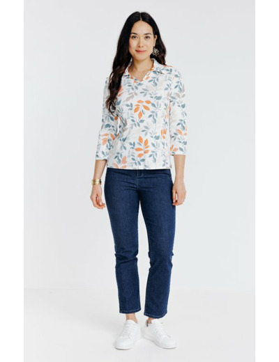 Tee-shirt avec boutons au col