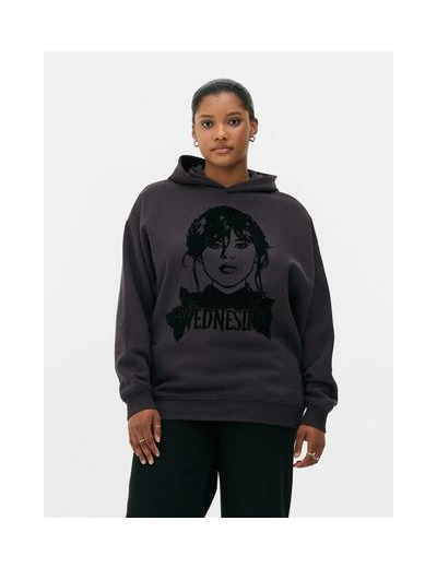 Sweat à capuche et motif Wednesday