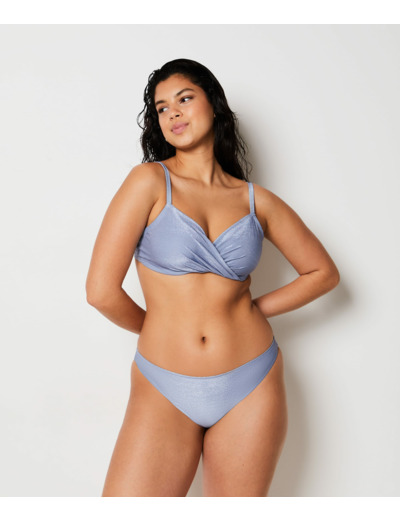 Culotte bikini bas de maillot pailleté