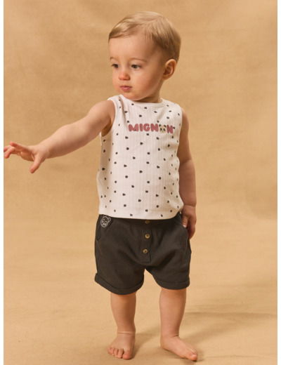 Ensemble débardeur short panda