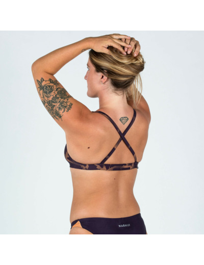 Brassière de natation femme ultra résistante au chlore Jana Ice purple