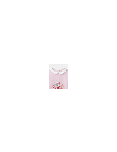 Pyjama en velours rose pour fille