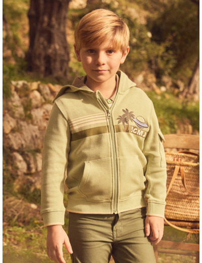Sweat-shirt zippé Ovni