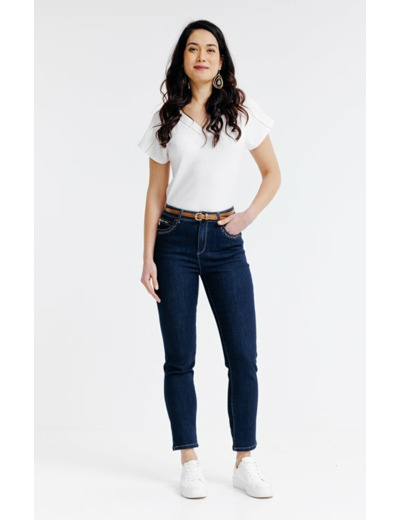 Pantacourt avec zip fantaisie