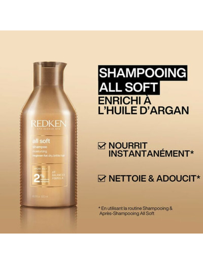 Duo hydratant cheveux secs et rêches All Soft