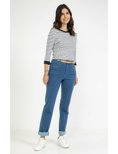 Pantacourt broderies fantaisies