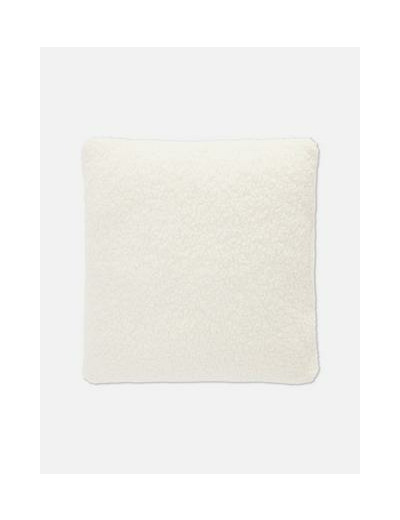 Coussin carré en tissu bouclé