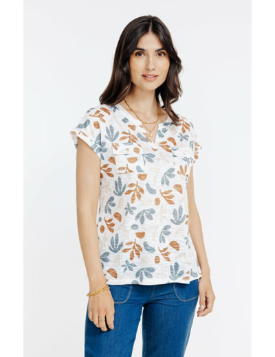 Tee-shirt imprimé manches courtes