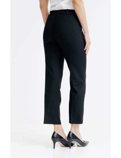 Pantalon de tailleur droit fantaisie