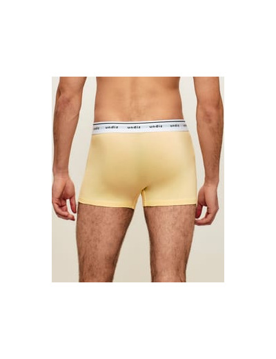 Boxer en coton jaune