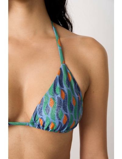 Triangle haut de maillot pailleté