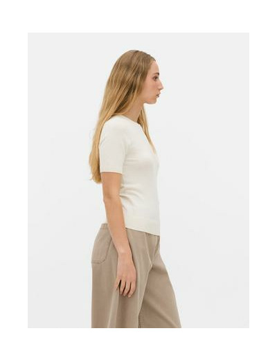 T-shirt ajusté à manches courtes