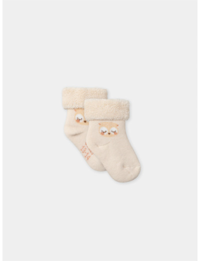 Lot de deux paires de chaussettes de naissance