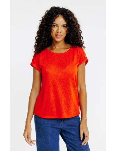 Tee-shirt uni manches courtes